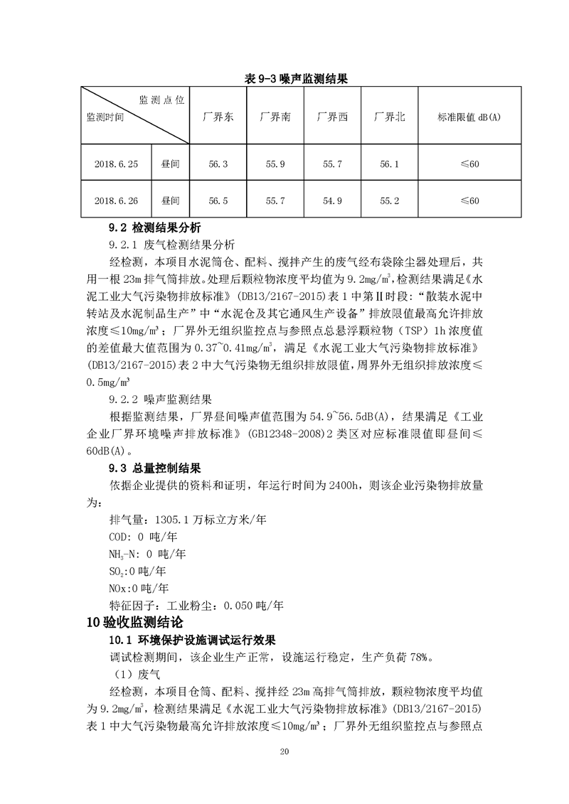 望都光輝構(gòu)件廠驗收報告